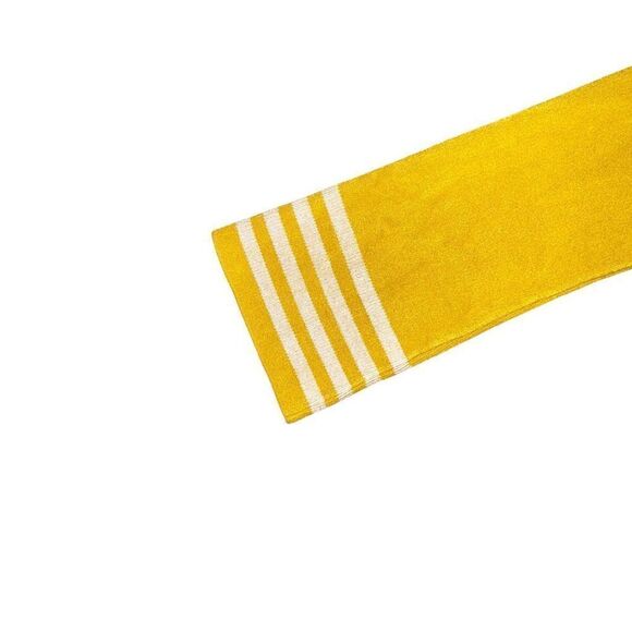 ANTHROPOLOGIE MOTH Structured Yellow & Pink Sweater Size M - Picture 4 of 8